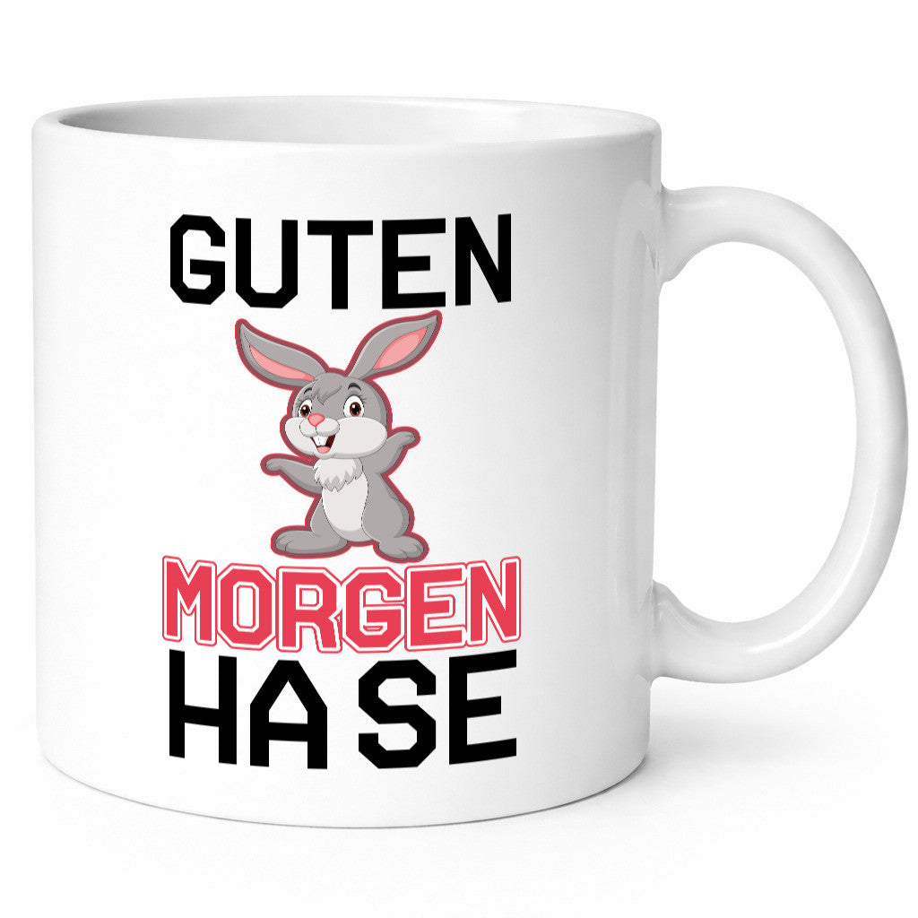 Guten Morgen Hase Humor Geschenkidee Tasse