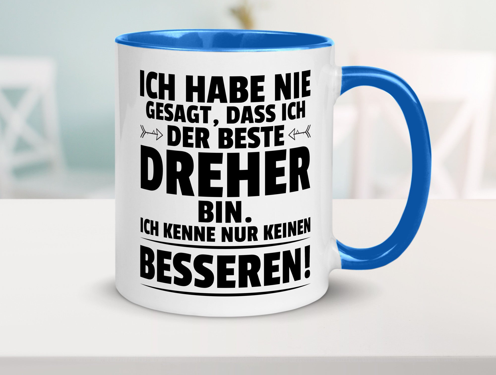 Der Beste Dreher | Fräser lustiger Spruch Geschenk Humor Geschenkidee Tasse