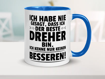 Der Beste Dreher | Fräser lustiger Spruch Geschenk Humor Geschenkidee Tasse
