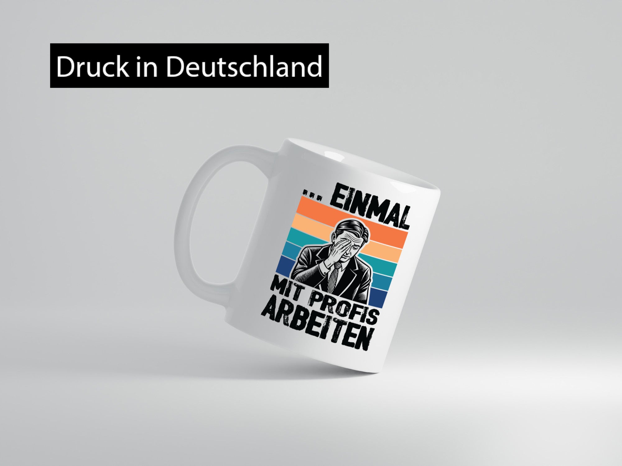 Einmal mit Profis arbeiten | Retro Arbeit v2 lustiger Spruch Geschenk Kollegen