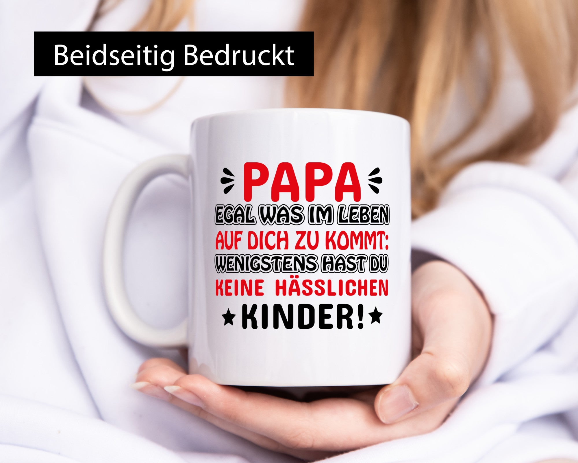 Papa egal was auf dich zukommt Humor Geschenkidee Tasse