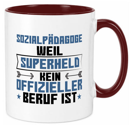 Superheld Sozialpädagoge | Pädagoge lustig Humor Geschenkidee Geschenk Tasse