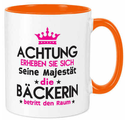 Seine Majestät Bäckerin | Bäckerei Frauen Backen Humor Geschenkidee Tasse