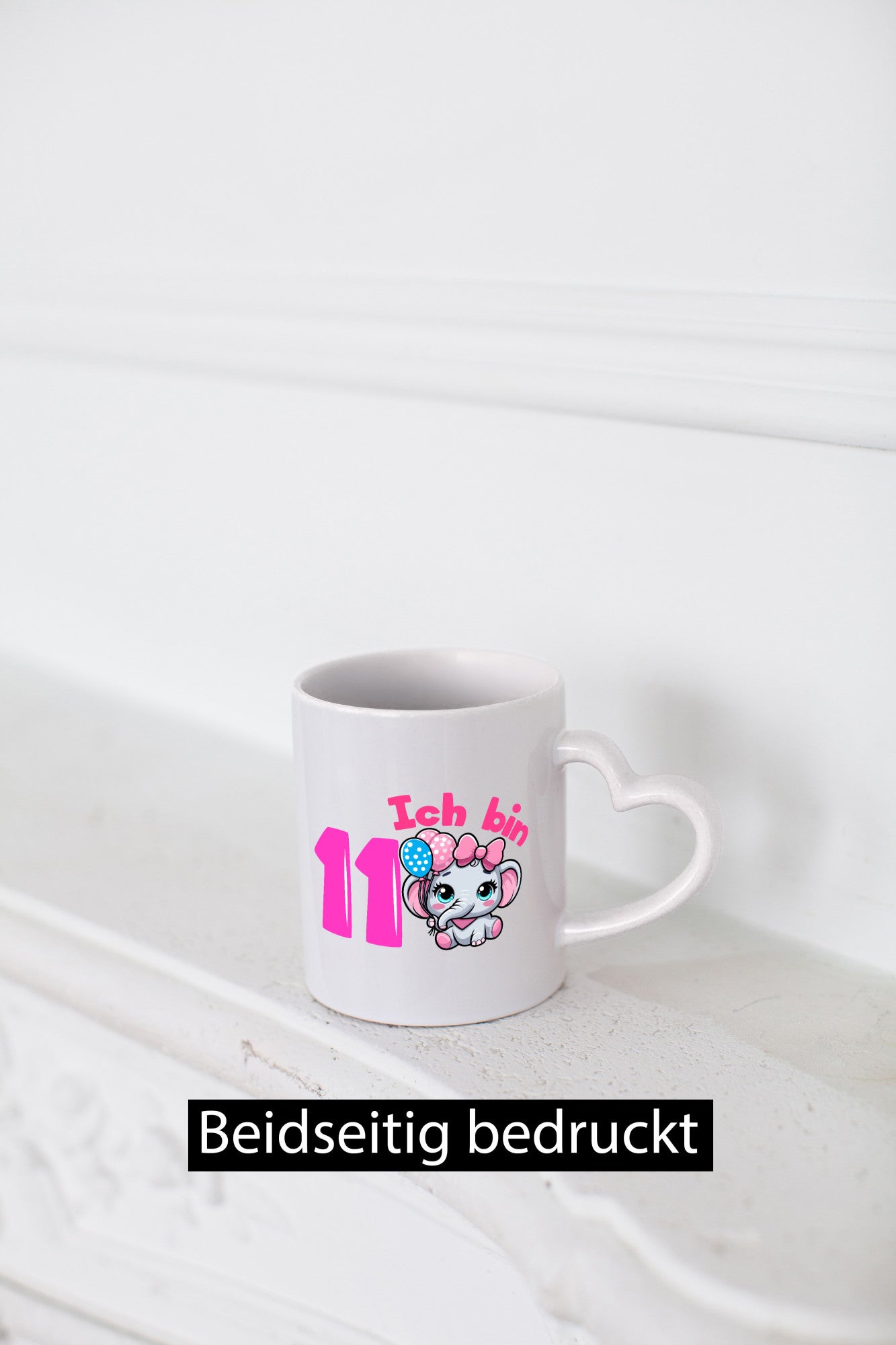 11. Geburtstag | 11 Jahre Elefant Mädchen lustig Geschenkidee Geschenk Tasse