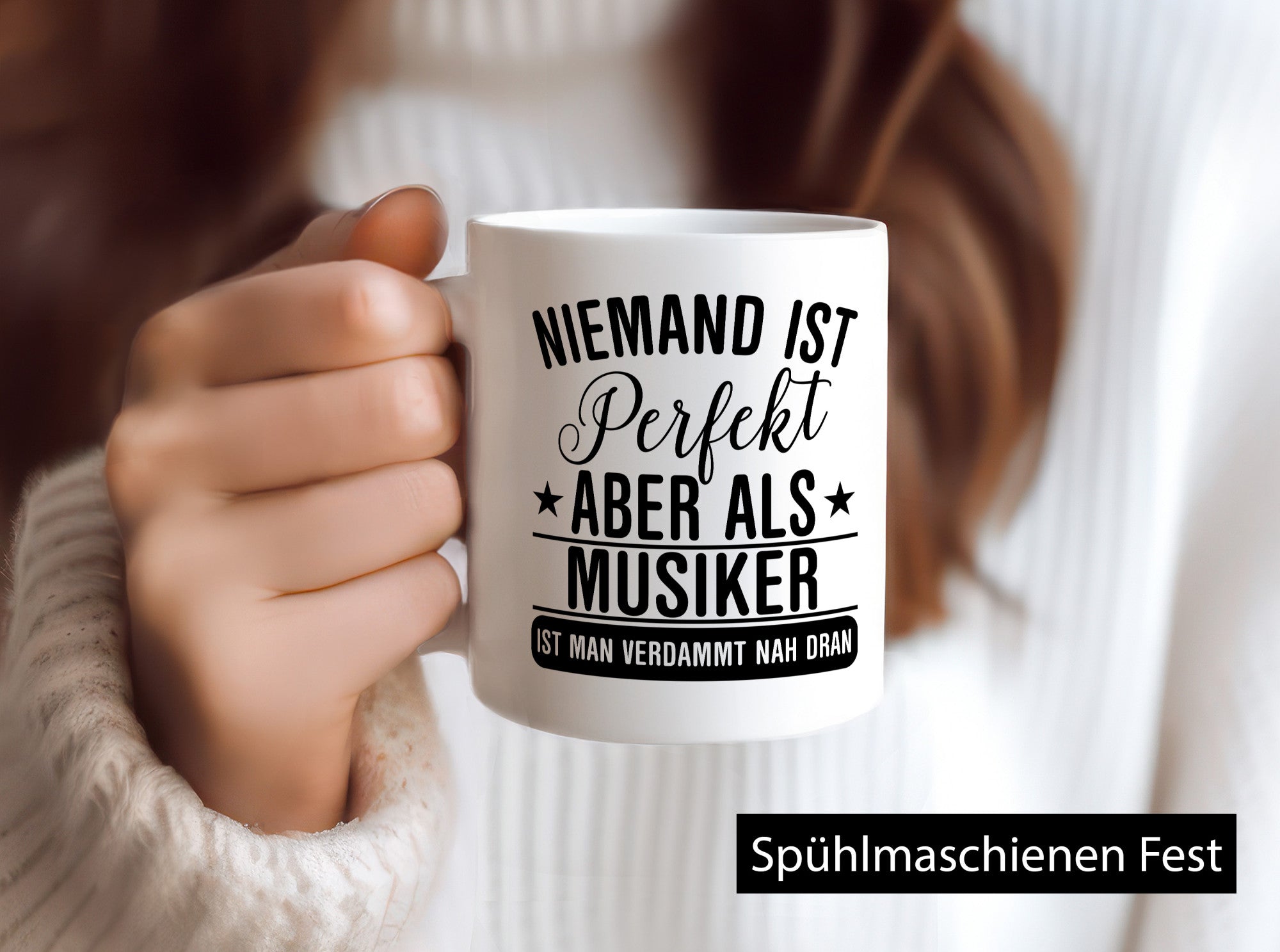Verdammt nah dran: Musiker | Musik Musikant lustig Humor Geschenkidee Geschenk