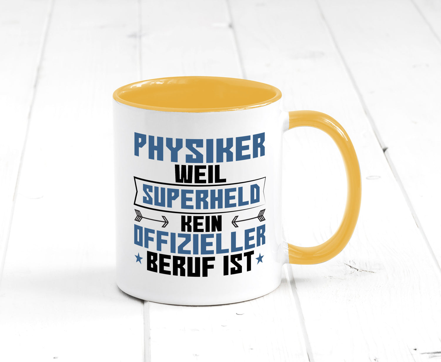Superheld Physiker | Physik Geschenk Humor Geschenkidee lustiger Spruch Tasse