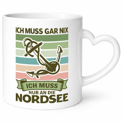 Ich muss gar nix | Nordsee Reisen lustiger Spruch Geschenk Humor Geschenkidee