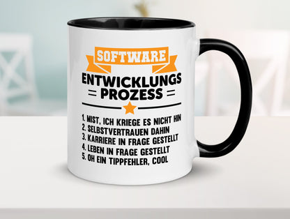 Software, Entwicklung, Prozess | Humor Spaß Witz lustiger Spruch Geschenk Tasse