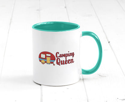 Camping Queen | Wohnanhänger Geschenk Humor Geschenkidee lustiger Spruch Tasse