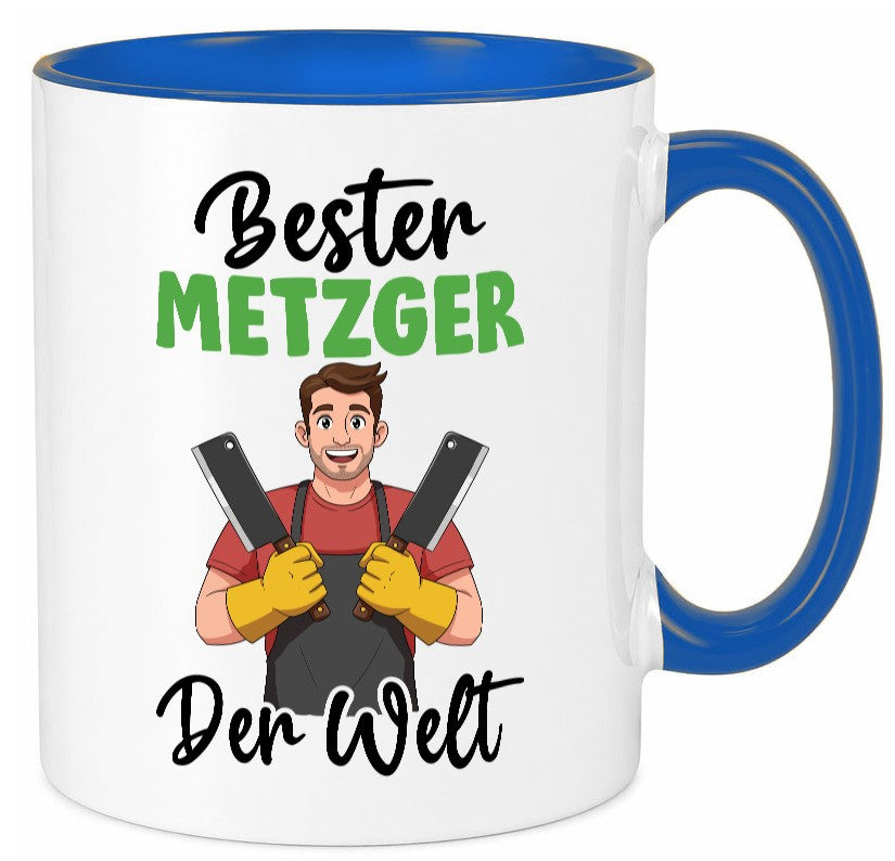 Bester Metzger | Fleischer Metzgerei v2 Geschenkidee Humor Tasse