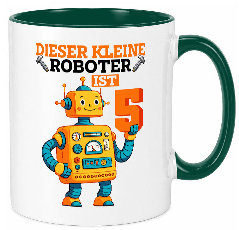 5. Geburtstag | 5 Jahre Roboter Junge lustiger Spruch Geschenk Geschenkidee