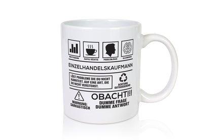 Achtung Probleme Einzelhandelskaufmann | Einzelhandel lustig Humor Geschenkidee