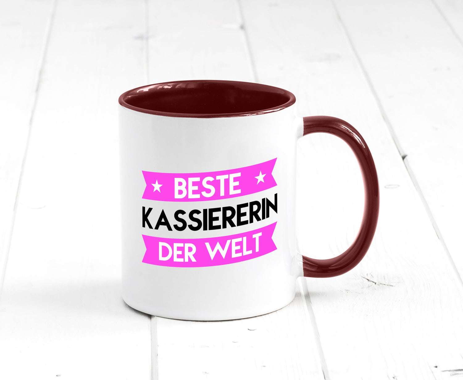 Beste Kassiererin lustiger Spruch Geschenk Humor Geschenkidee Tasse