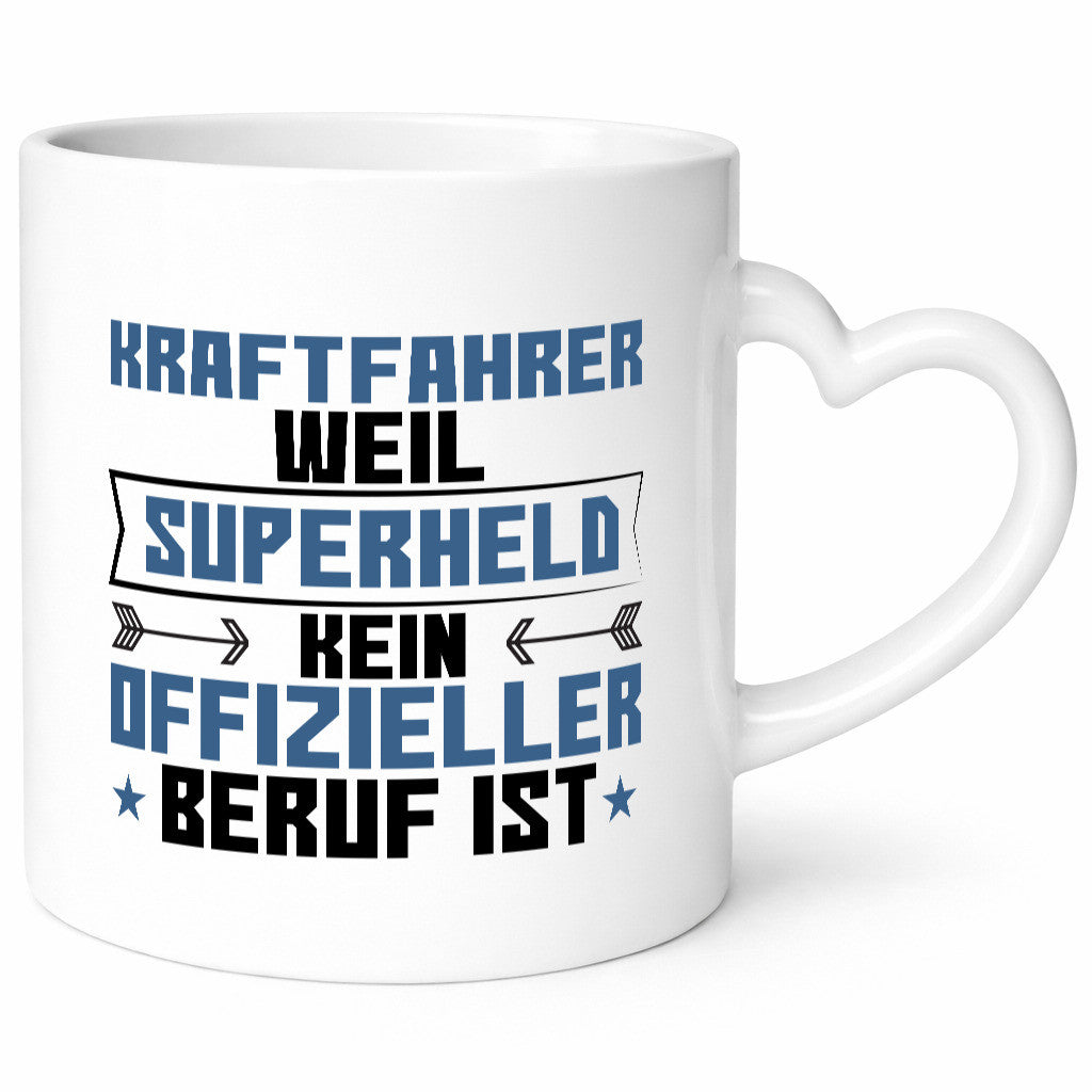 Superheld Kraftfahrer | Lastwagen LKW Fahrer lustiger Spruch Geschenk Humor