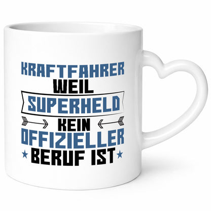 Superheld Kraftfahrer | Lastwagen LKW Fahrer lustiger Spruch Geschenk Humor
