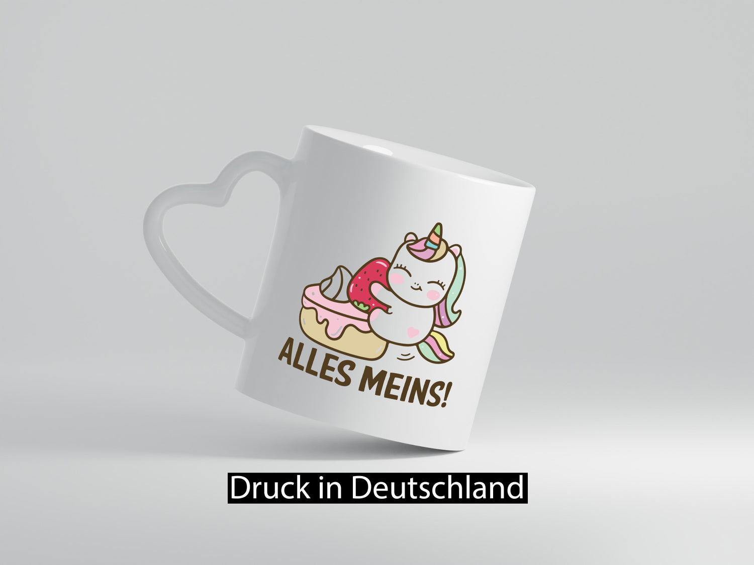 Alles meins! | Einhorn Kuchen Geschenkidee Humor Tasse