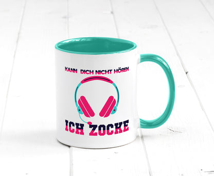Kann dich nicht hören ich Zocke | Gamer Zocken Zocker Geschenkidee Humor Tasse