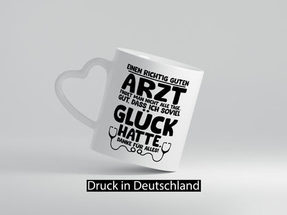 Richtig guter Arzt | Dankeschön Tasse Ärzte Spruch vl7 lustiger Geschenk Humor