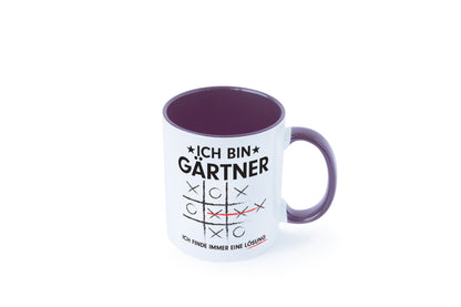 Lösung finden: Gärtner | Gartenbau v2 Geschenk Humor Geschenkidee lustiger