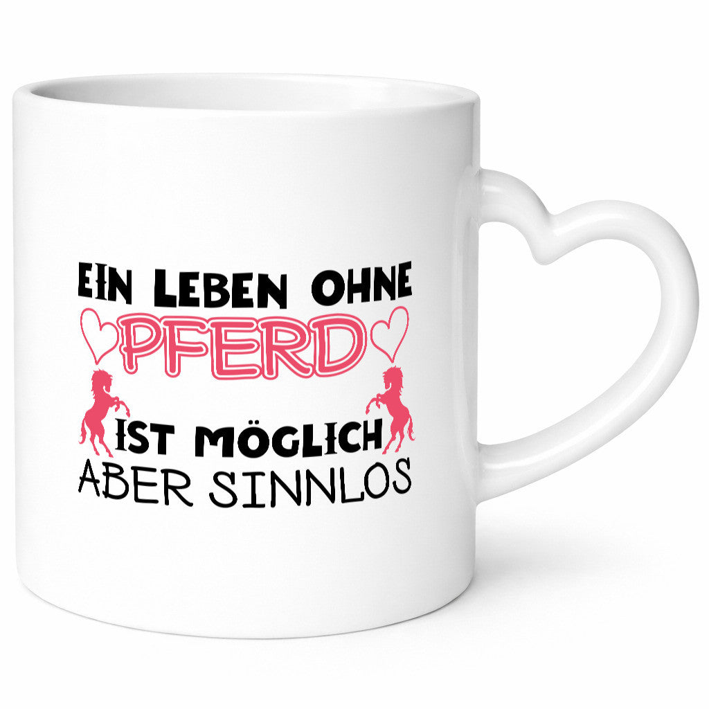 Leben ohne Pferd | Reiter Tasse Pferde Liebe Reiten lustiger Spruch Geschenk