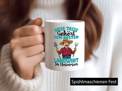 Im Universum: Landwirt | Bauer Landwirtschaft lustiger Spruch Geschenk Humor