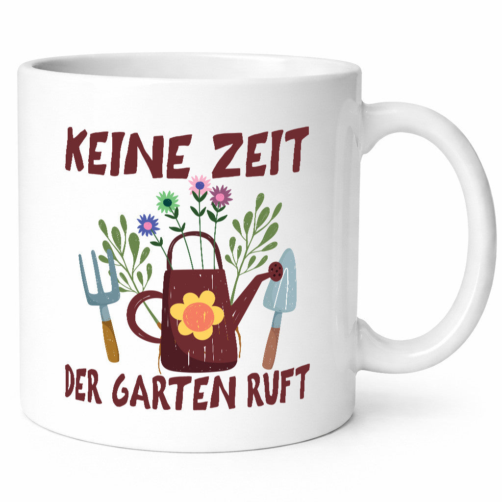Keine Zeit der Garten ruft | Gärtner Gartenarbeit lustiger Spruch Geschenk