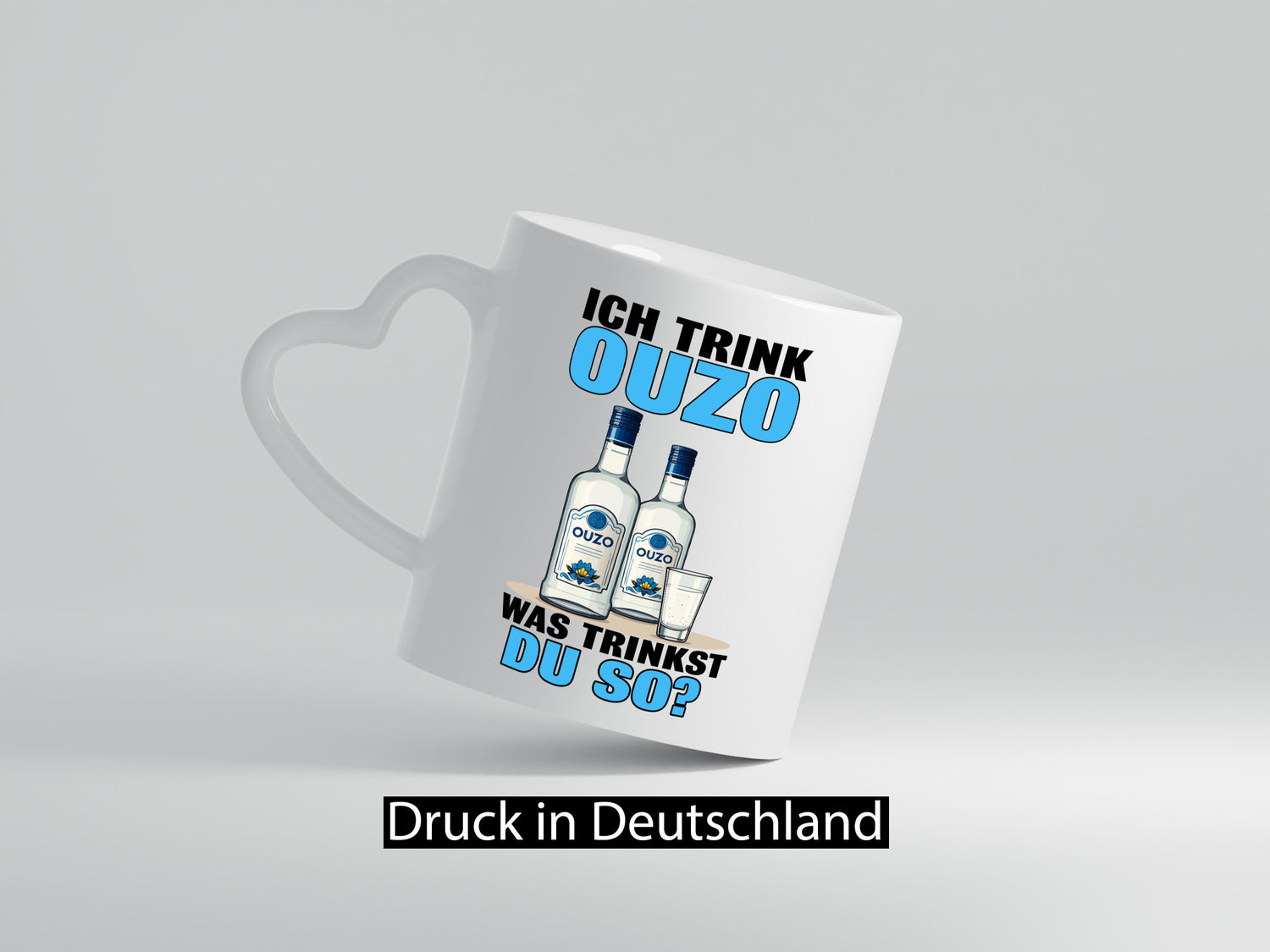 Ich trinke Ouzo was trinkst du so? Schnaps v2 lustig Humor Geschenkidee