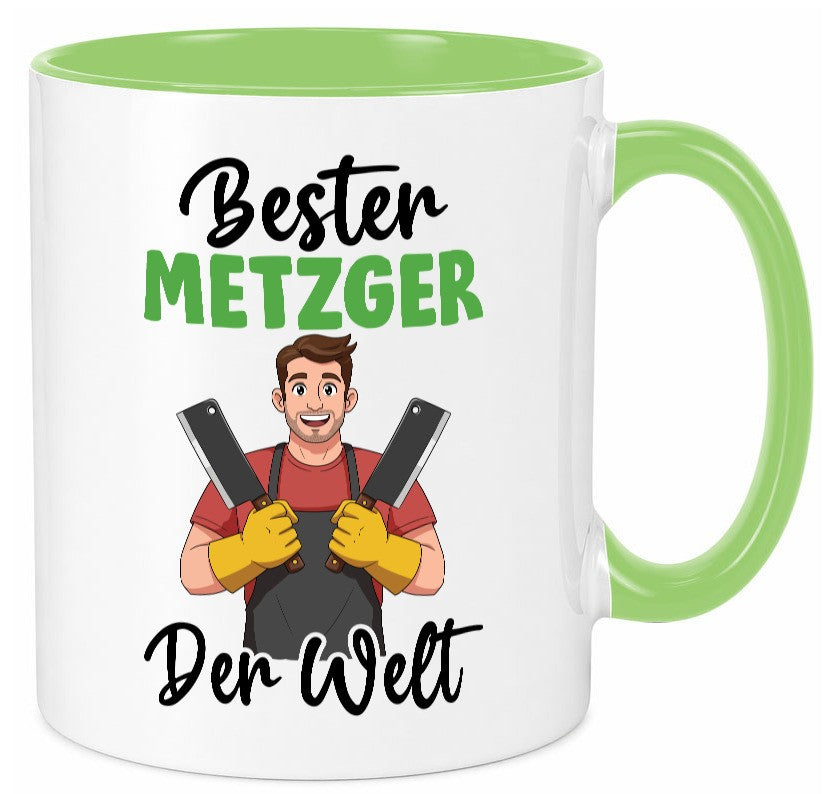 Bester Metzger | Fleischer Metzgerei v2 Geschenkidee Humor Tasse