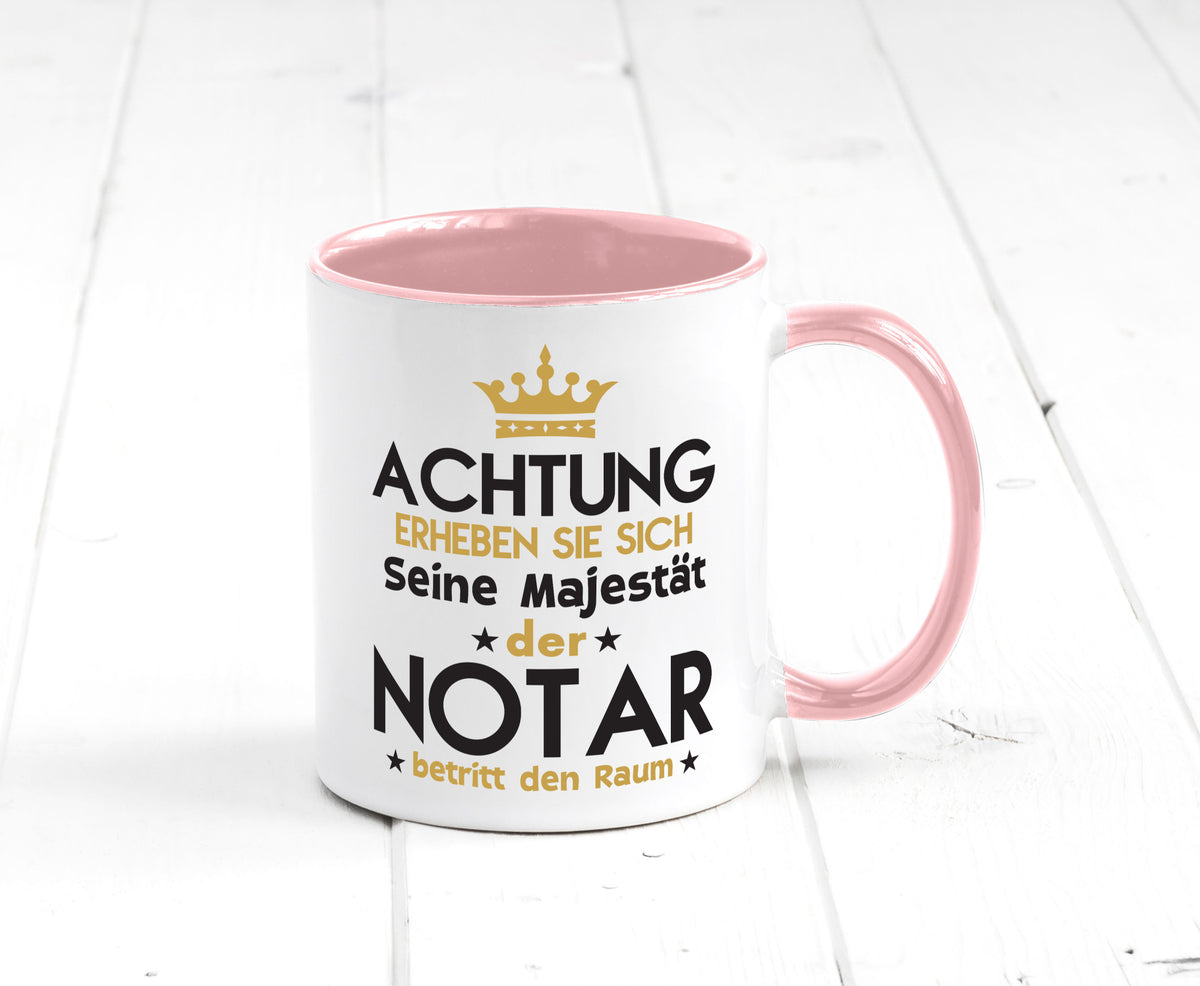 Seine Majestät Notar | Jurist Humor Geschenkidee Tasse