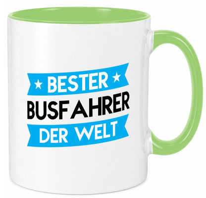 Bester Busfahrer | Berufsfahrer Fahrer v2 Geschenkidee Arbeit Kollegen Büro