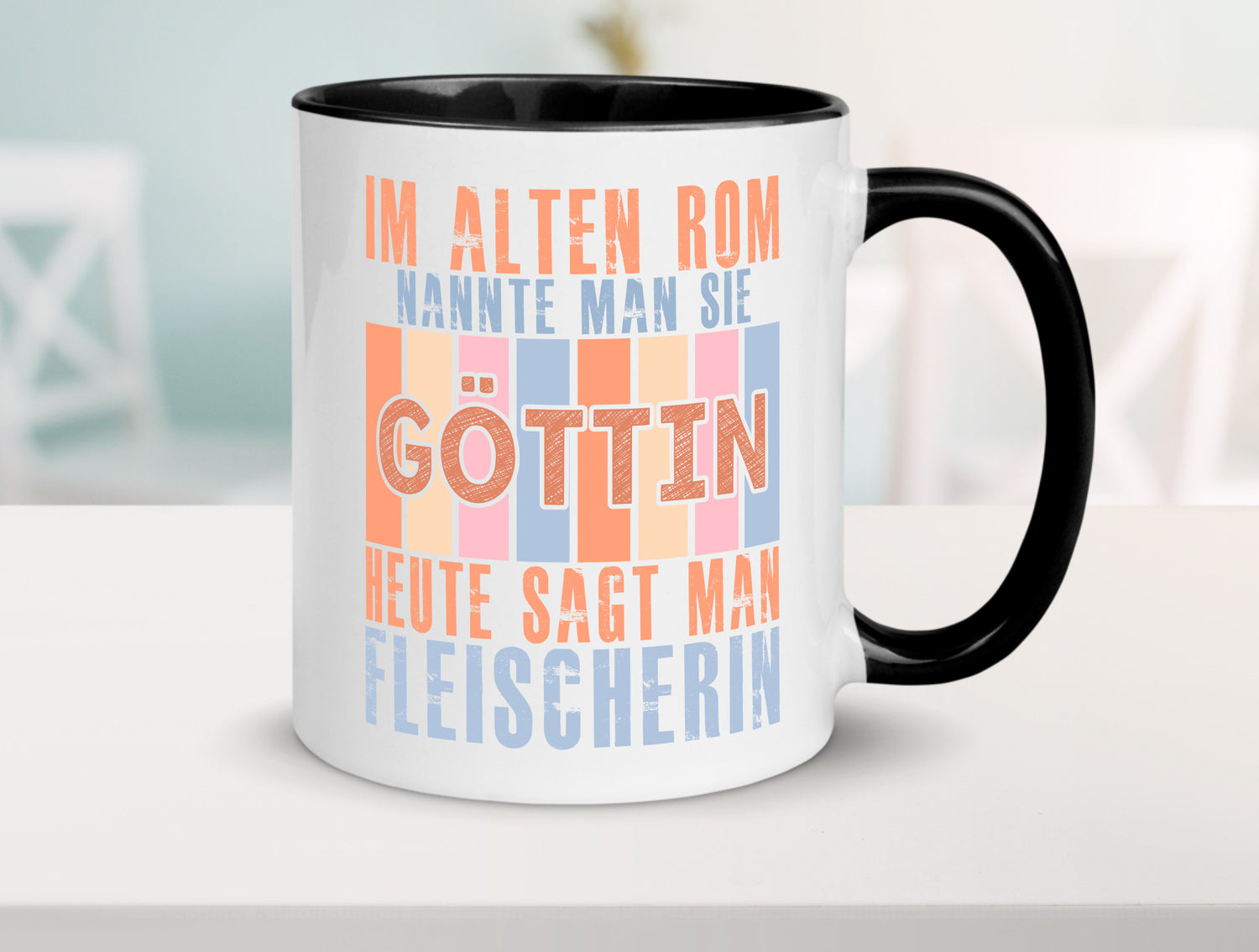 Heute sagt man: Fleischerin | Schlachterei lustig Humor Geschenkidee Geschenk