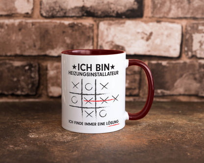 Löse Probleme: Heizungsinstallateur | Heizungsbauer Humor Geschenkidee Tasse