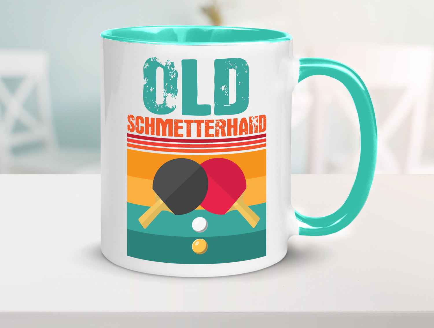 Tischtennis Tasse Humor Geschenkidee