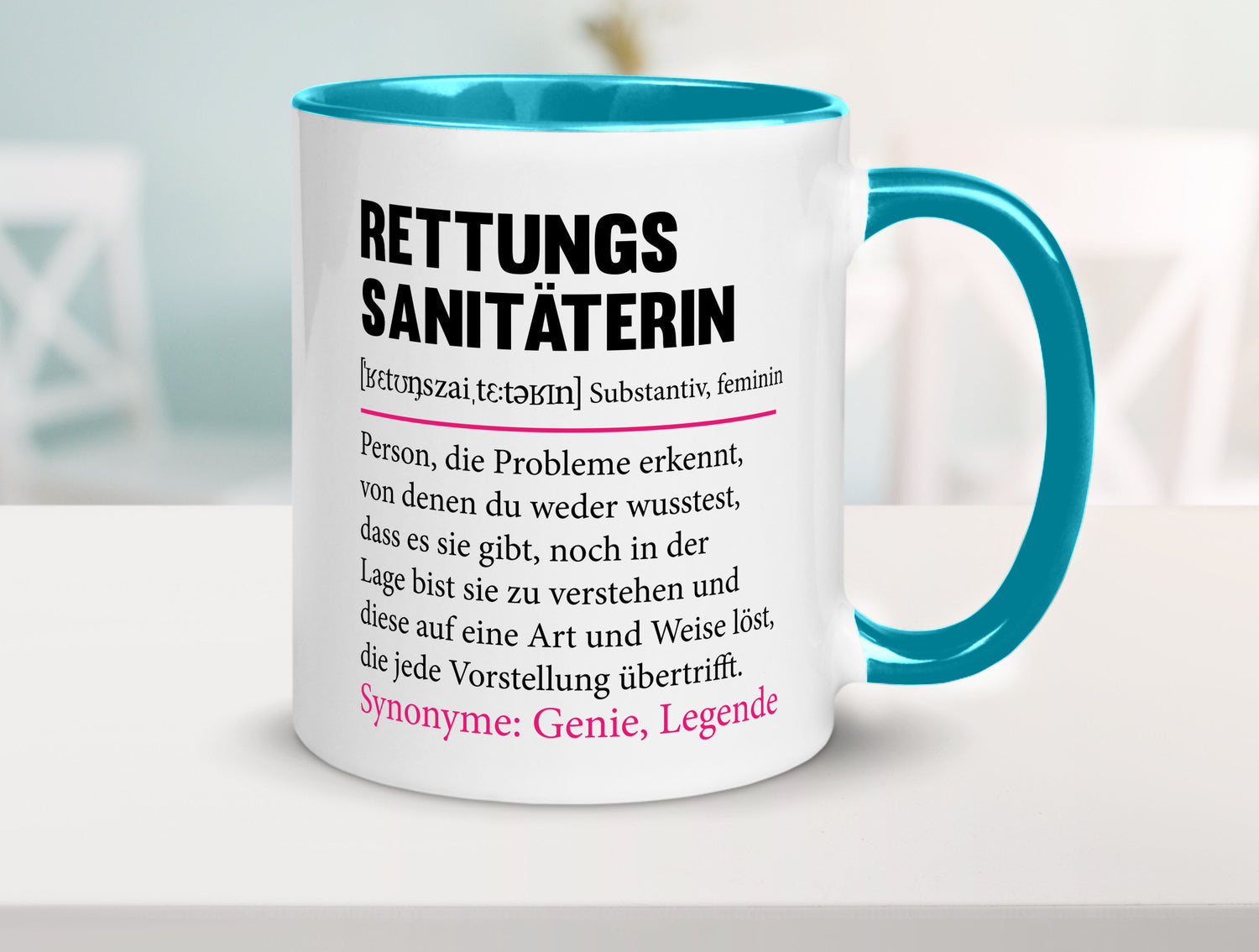 Rettungssanitäterin | Beruf Sanitäter Spruch v2 Humor Arbeit Kollegen Büro