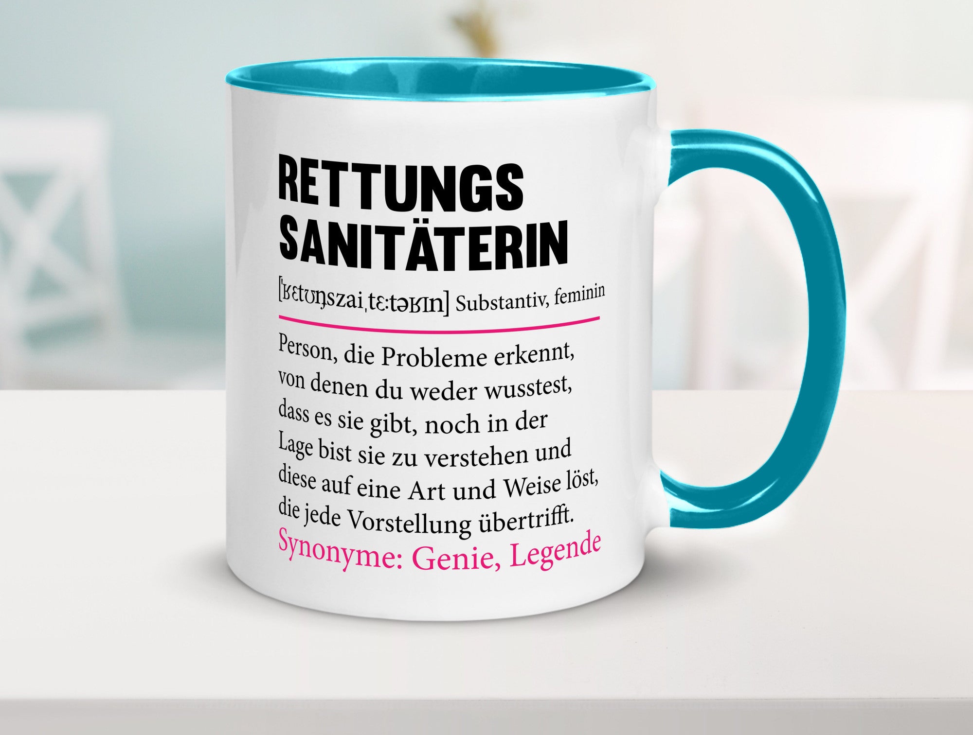 Rettungssanitäterin | Beruf Sanitäter Spruch v2 Humor Arbeit Kollegen Büro