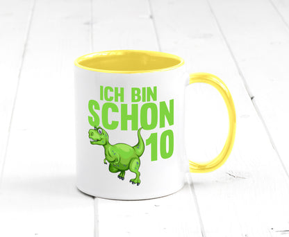 10. Geburtstag | 10 Jahre Dino Dinosaurier Geschenk Geschenkidee lustiger