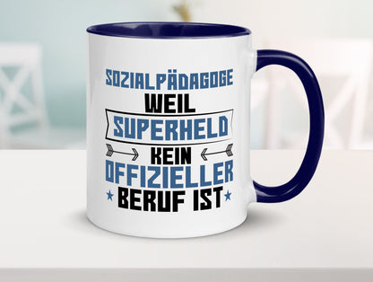 Superheld Sozialpädagoge | Pädagoge lustig Humor Geschenkidee Geschenk Tasse