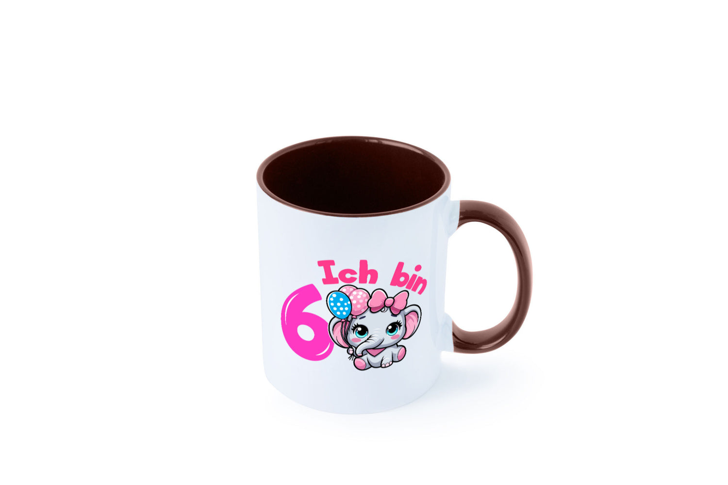 6. Geburtstag | 6 Jahre Elefant Mädchen Humor Geschenkidee Tasse