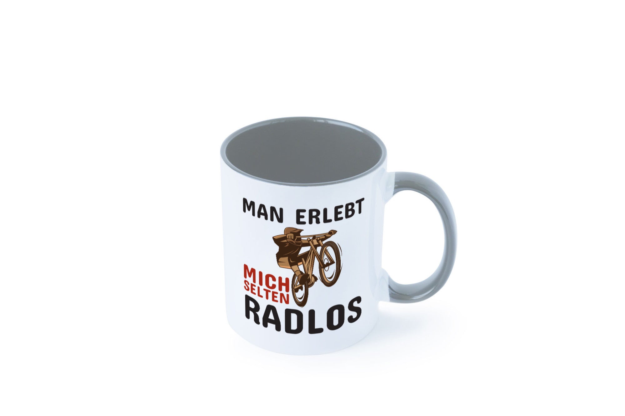 Selten Radlos | Spruchtasse Fahrrad Männer Humor lustiger Spruch Geschenk
