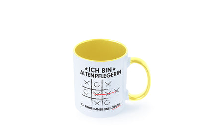 Lösung Finden: Altenpflegerin | Pflegepersonal lustiger Spruch Geschenk Humor