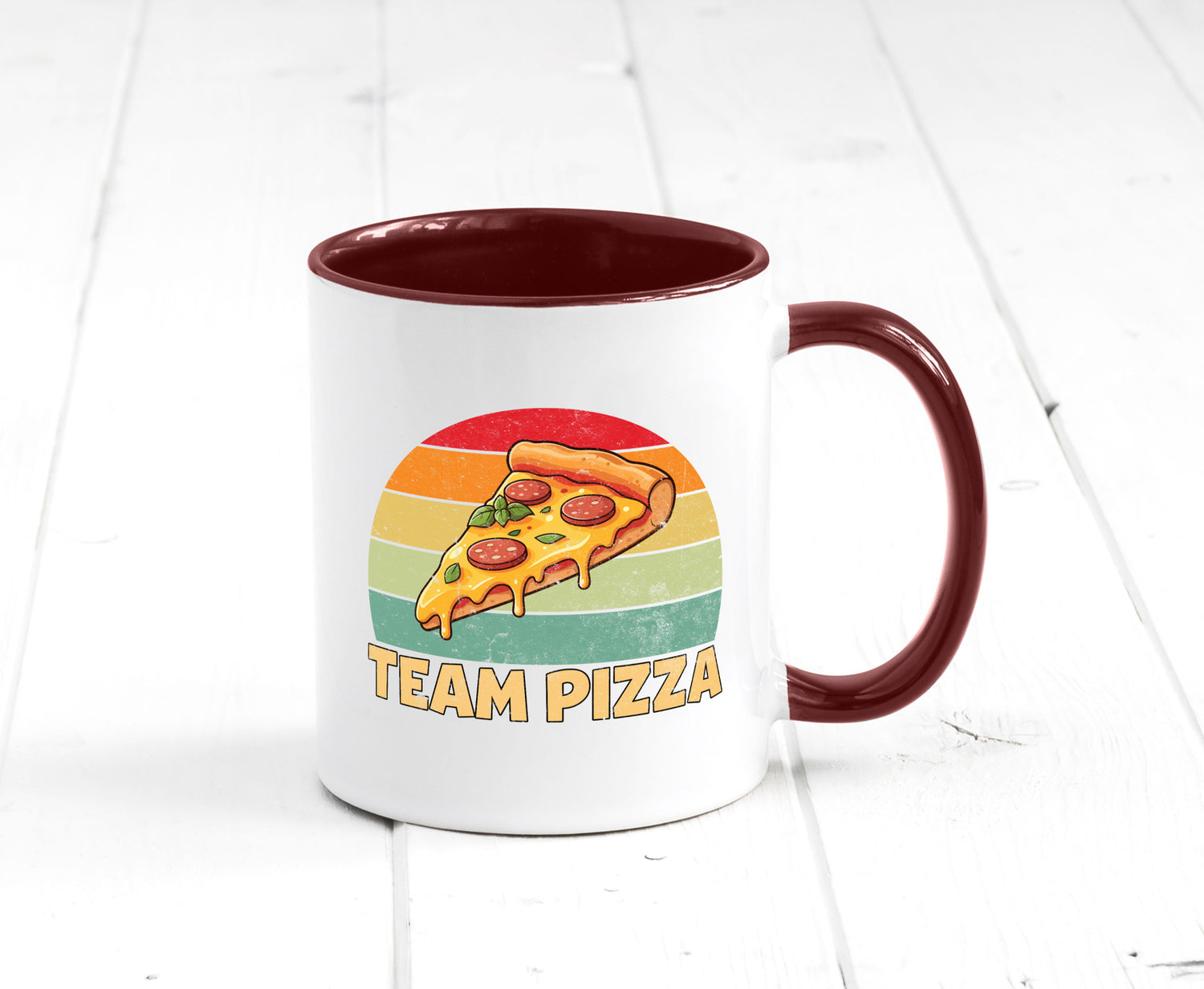 Team Pizza | Pizzaliebhaber Lover v2 Geschenkidee Humor Tasse