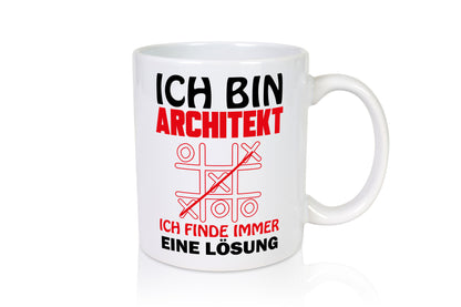 Ich bin Architekt Geschenk Humor Geschenkidee lustiger Spruch Tasse