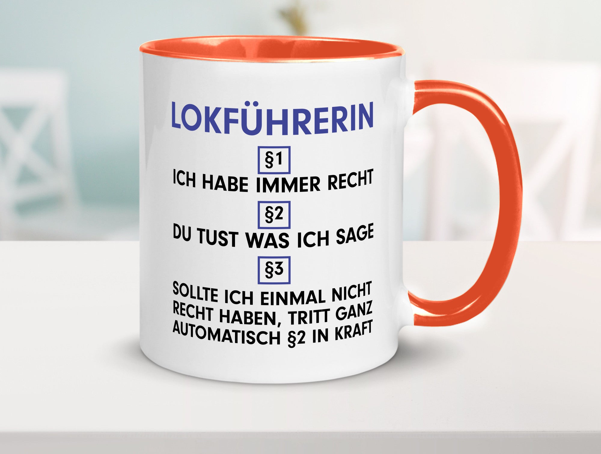 Ich habe immer Recht Lokführerin | Zug Beruf Geschenk Arbeit Kollegen Büro