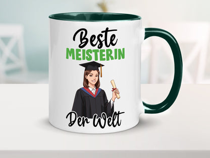 Beste Meisterin | Meisterbrief v2 Geschenk Humor Geschenkidee lustiger Spruch