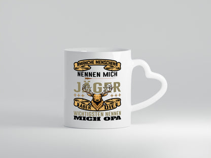 Manche Menschen nennen mich Jäger | Bester Opa Humor Familie Geschenkidee Tasse