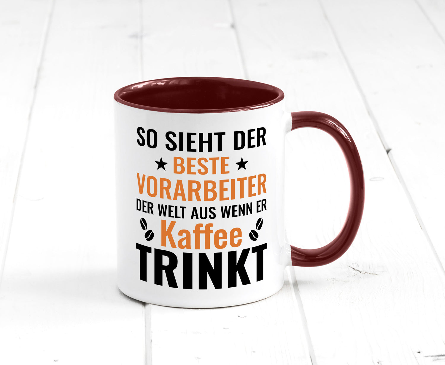 Kaffee trinkt: Vorarbeiter | Kollege Teamleiter Geschenk Arbeit Kollegen Büro