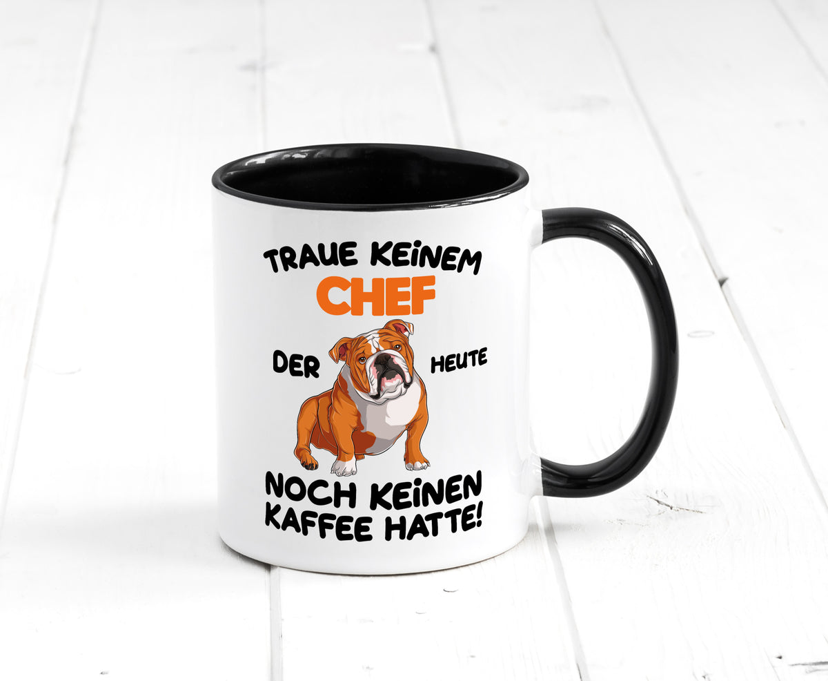 Traue keinem Chef lustiger Spruch Geschenk Arbeit Kollegen Büro Tasse