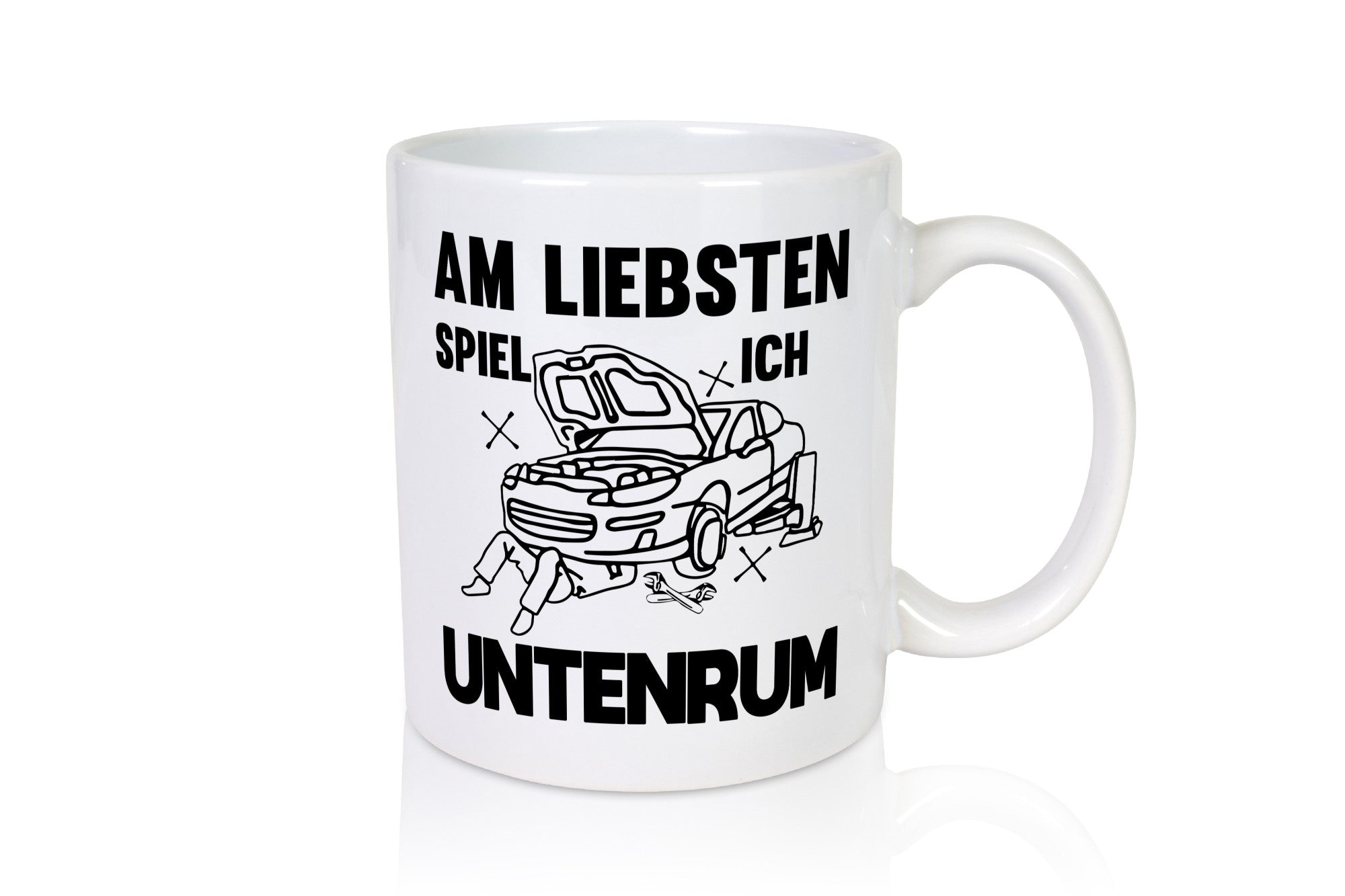 Am liebsten spiele ich untenrum | Autowektstatt lustiger Spruch Geschenk Humor