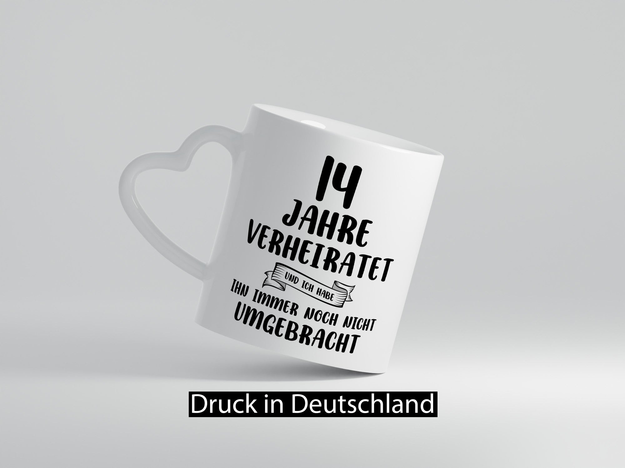 14 Jahre Verheiratet, immer noch am Leben! lustig Humor Geschenkidee Geschenk