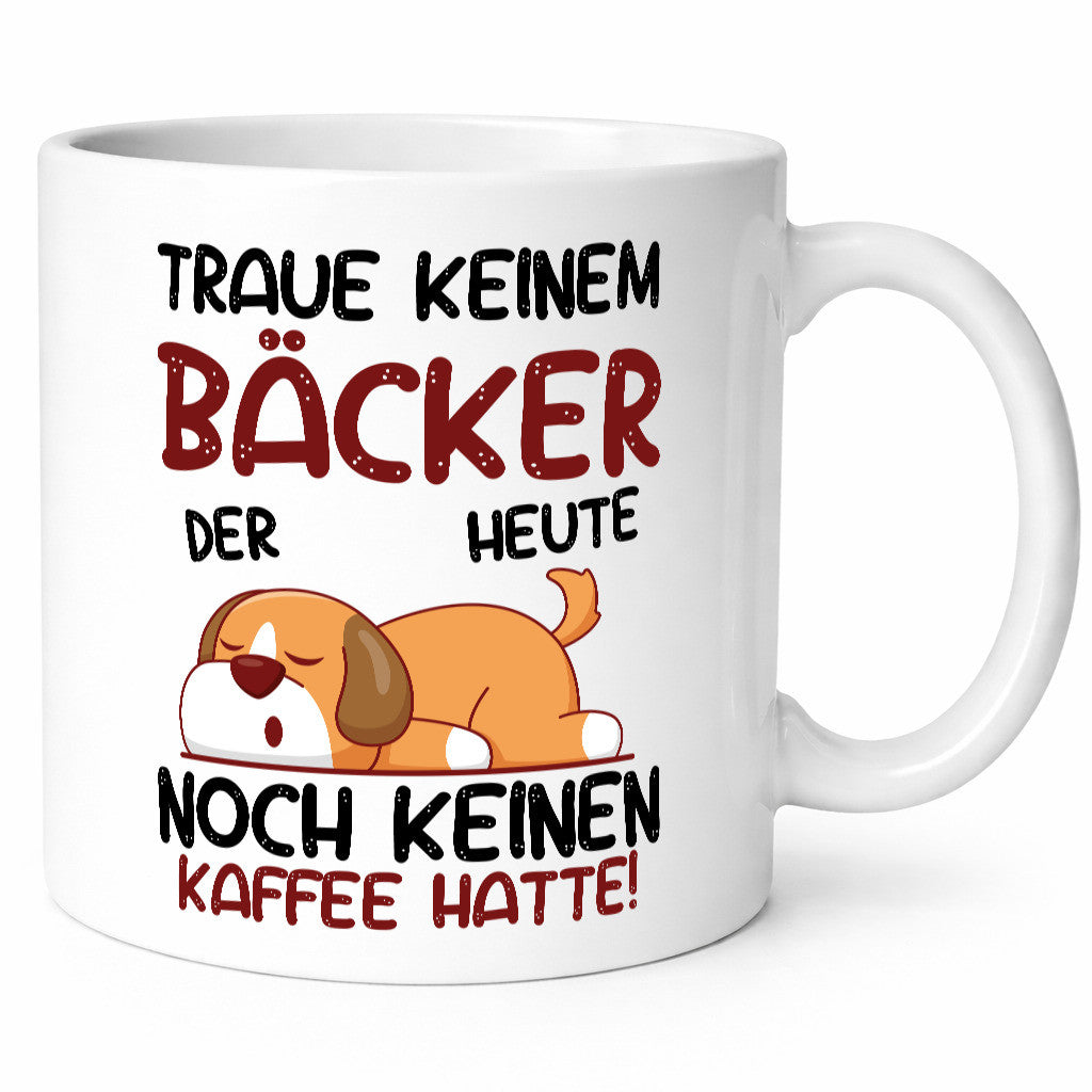 Traue keinem Bäcker | Bäckerei Backen Konditor lustig Humor Geschenkidee